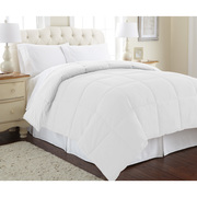 Modern Threads Down alternative reversible comforter white/white twin 2DWNCMFG-WHT-TN